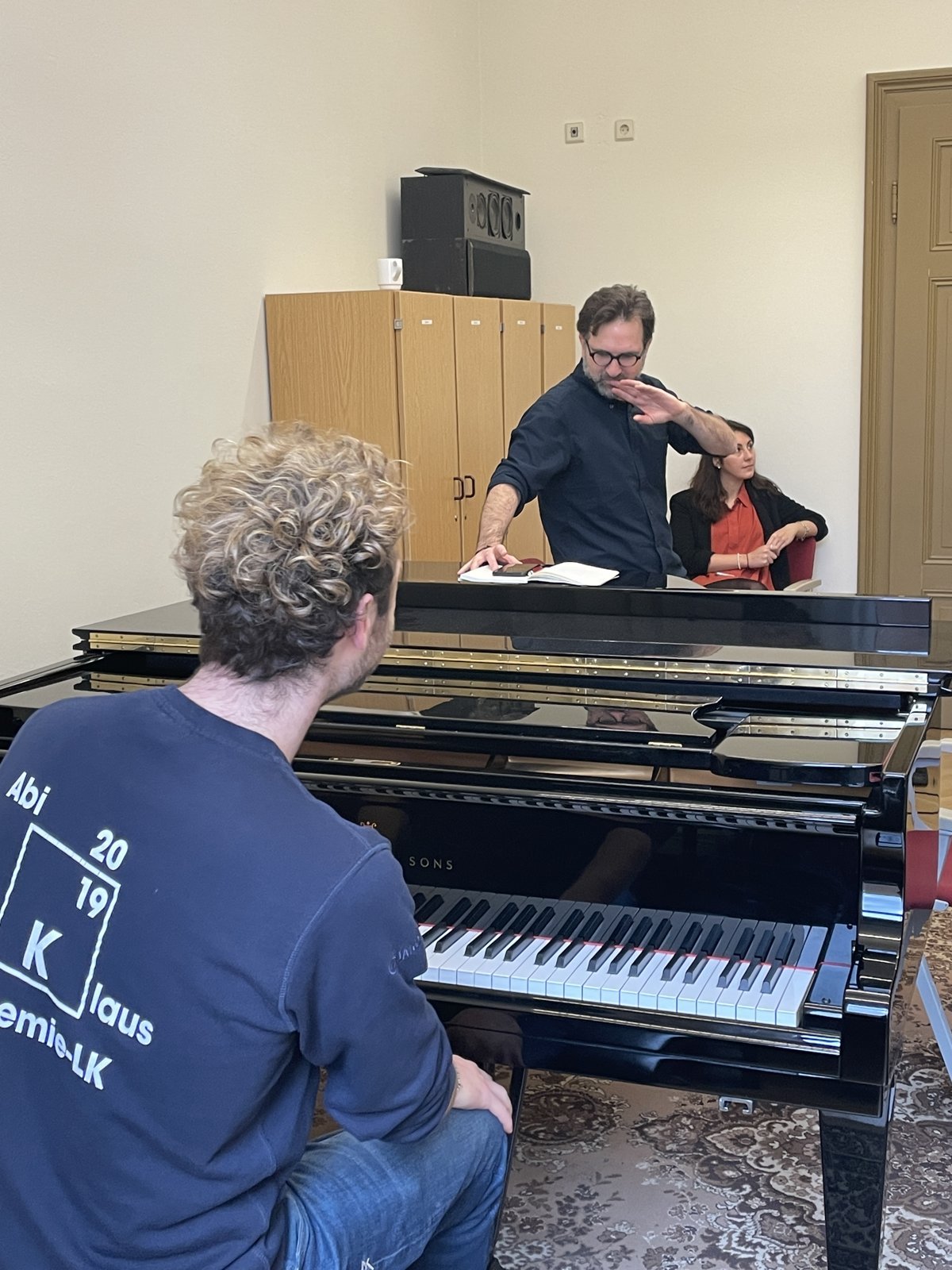 Diego Kohn teaching a workshop at the METRIC Intensive Programme in Leipzig