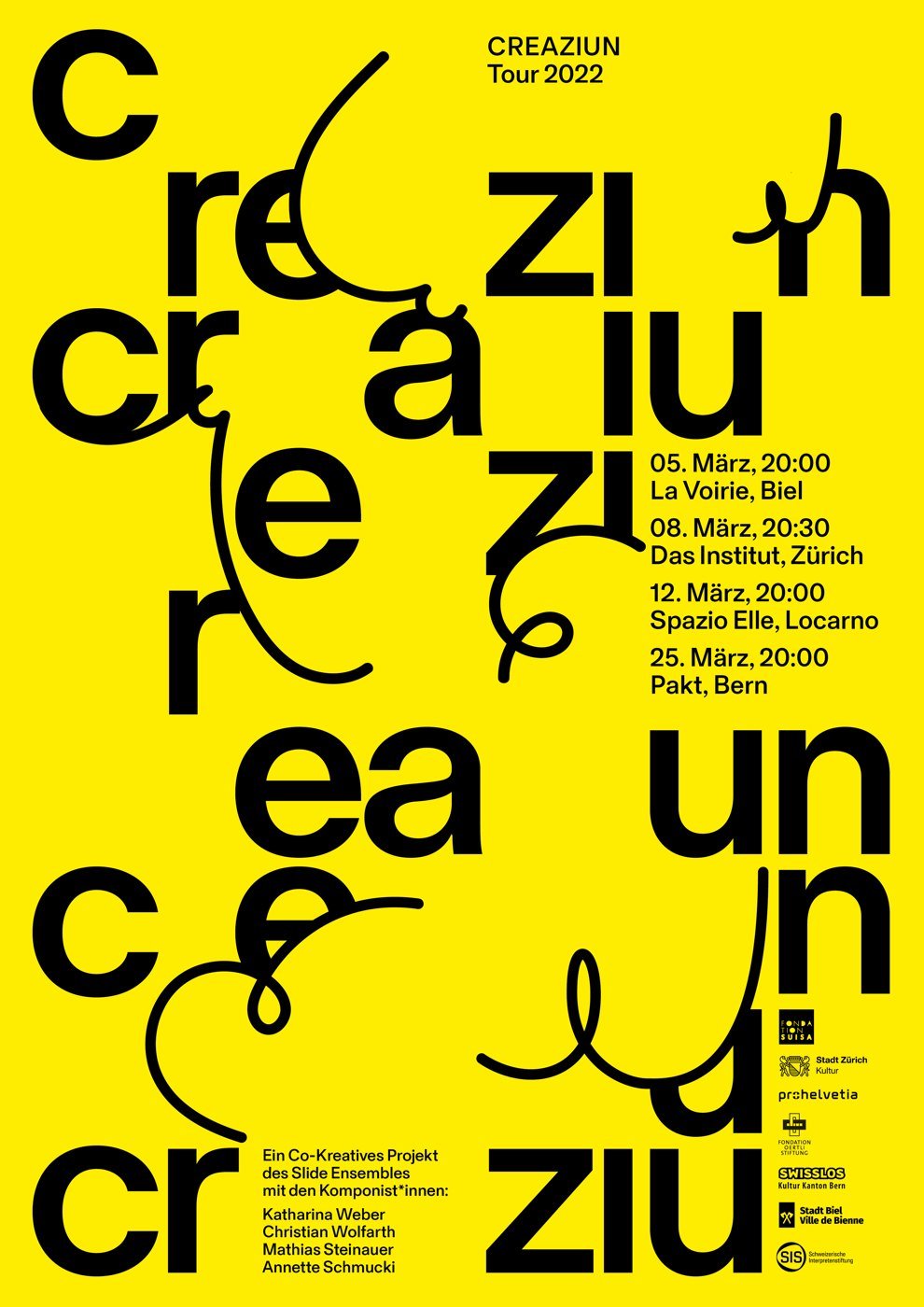 Creaziun tour poster 2022