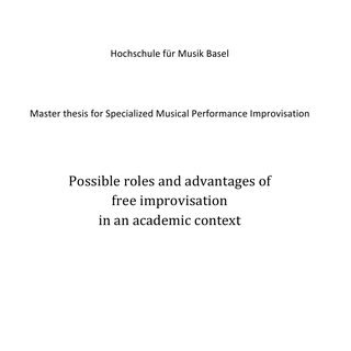 Title page of the master thesis